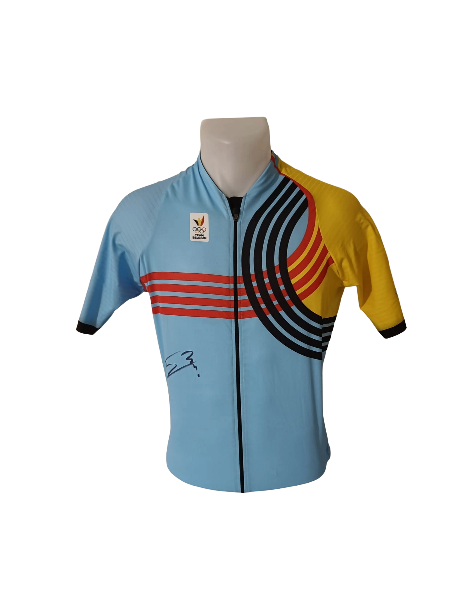 Signed olympic shirt Belgium - Tiesj Benoot
