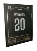 Signed shirt Hans Vanaken - Club Brugge- Framed