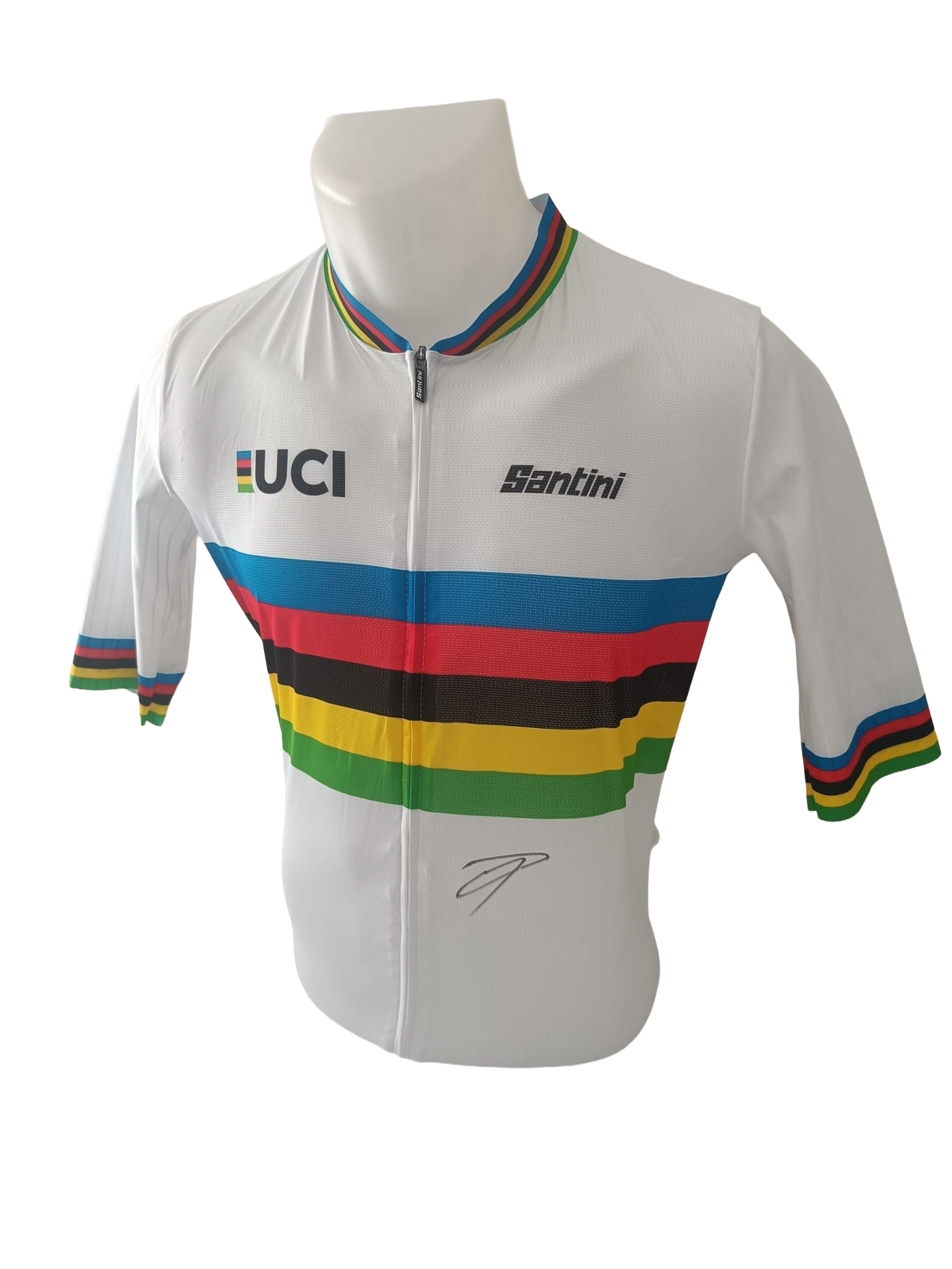 Signed world champion jersey - Mads Pedersen