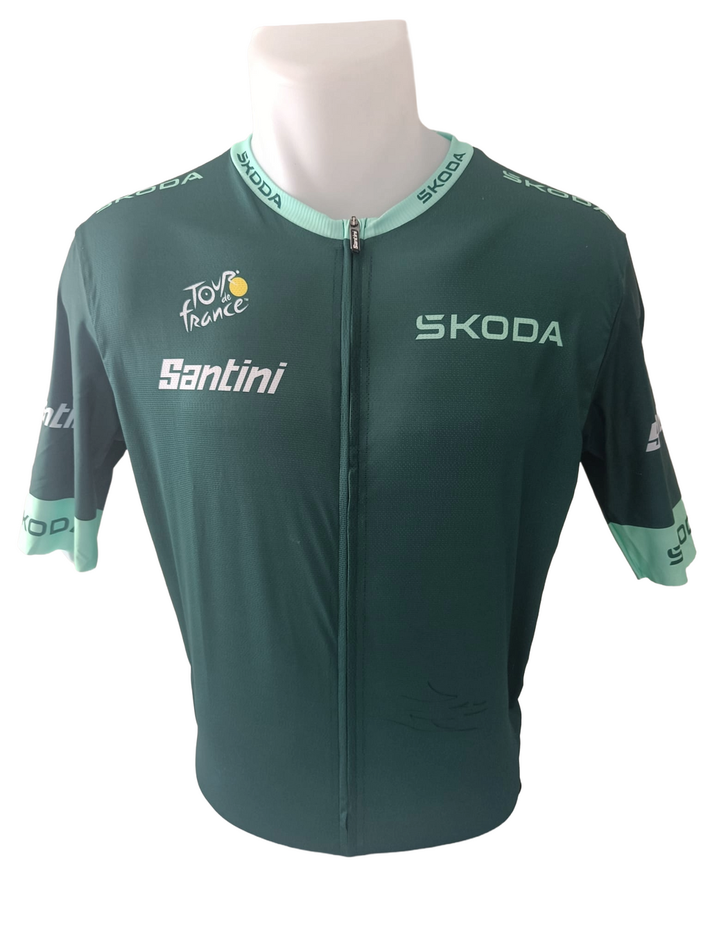Signed green jersey Tour de France - Jasper Philipsen