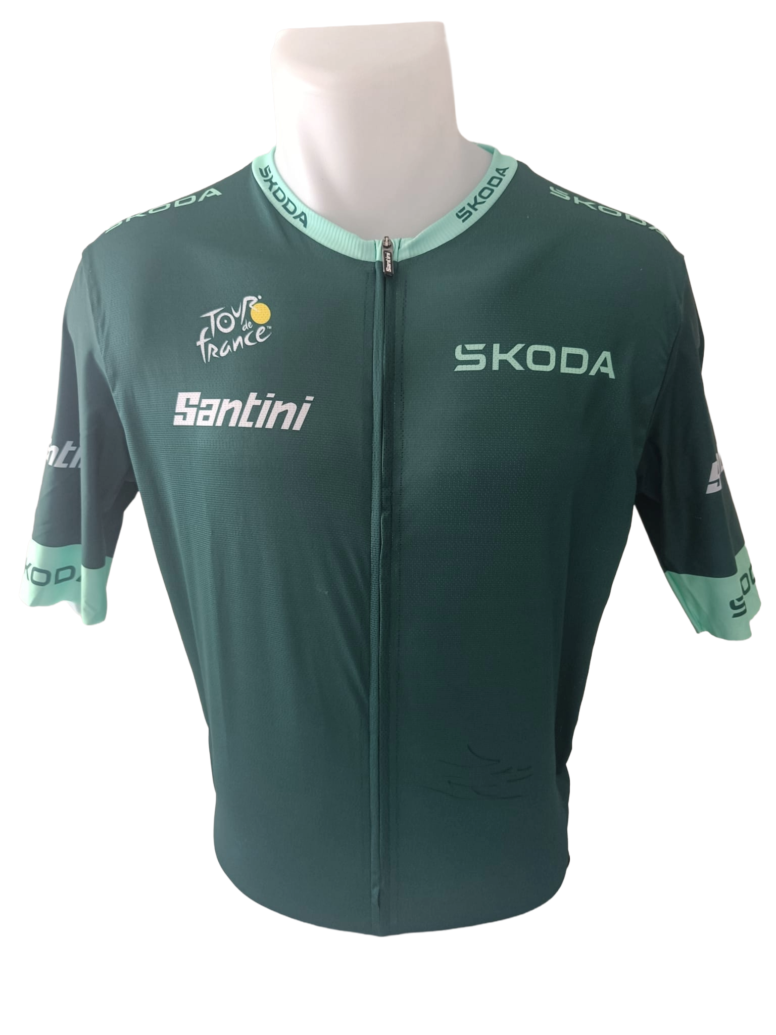 Signed green jersey Tour de France - Jasper Philipsen