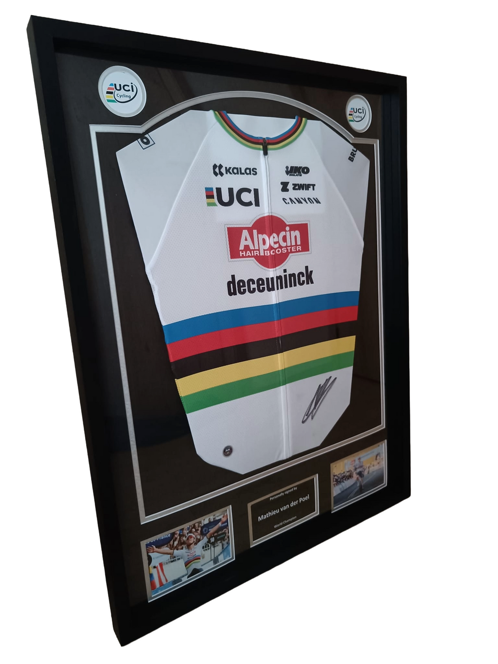 Signed world champion jersey - Mathieu van der Poel