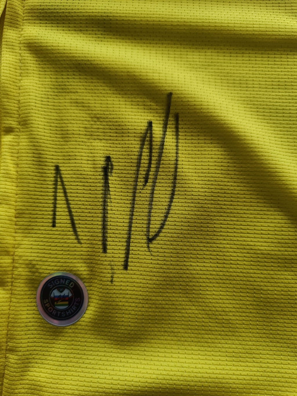 Signed yellow jersey Tour de France - Jasper Philipsen - Framed 9