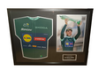 Signed green jersey Tour de France - Jonathan Milan - Framed